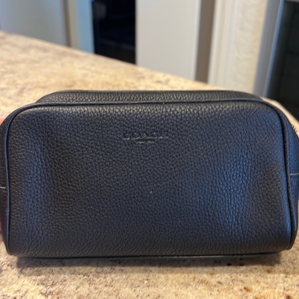 Coach leather travel kit  never used
